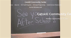 Desktop Screenshot of catskillcommunitycenter.org